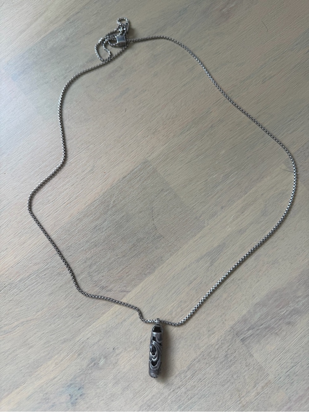 Alex and Ani Silver 925 Box Chain Necklace - Picture 5 of 7